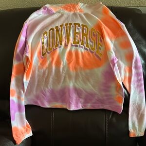Converse Tie-Dye Sweatshirt - Orange, Purple, White
